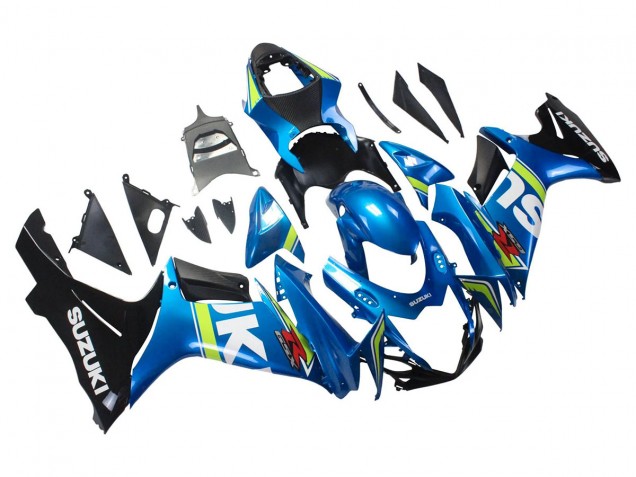 Carenados Moto Suzuki GSXR 600/750 2011-2024 - Azul Blanco Verde Negro