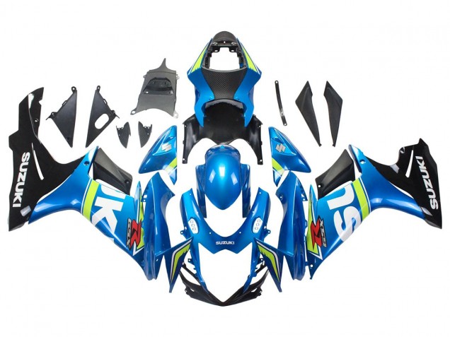 Carenados Moto Suzuki GSXR 600/750 2011-2024 - Azul Blanco Verde Negro