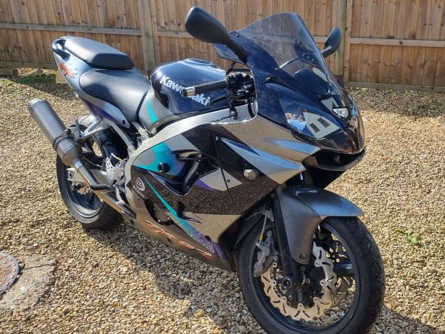 Carenados Moto Kawasaki Ninja ZX9R 2002-2003 - Azul Plata