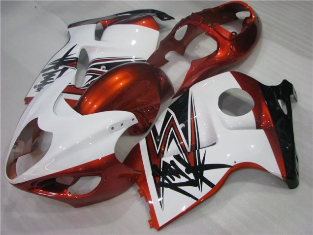 Naranja Blanco Negro Carenado Suzuki GSXR 1300 Hayabusa 96-07