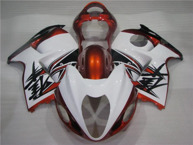Naranja Blanco Negro Carenado Suzuki GSXR 1300 Hayabusa 96-07