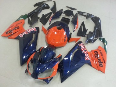 Naranja & Oscuro Azul Carenado Aprilia RS 125 06-11