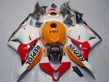 Naranja Rojo Blanco Repsol Carenado Honda CBR 600 RR 09-12