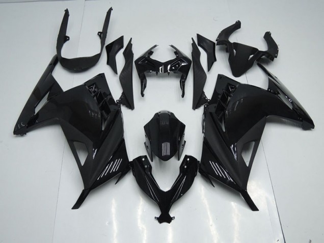 Negro ABS Carenado Kawasaki ZX 300R 13-16