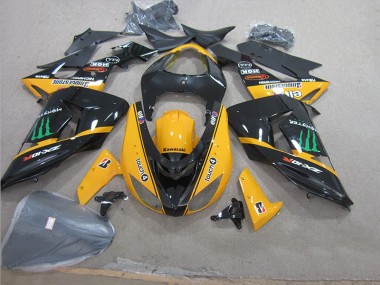 Negro Amarillo Touch4 Monster Carenado Kawasaki ZX10R 06-07