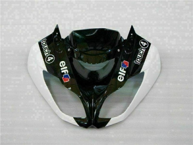 Negro Blanco 3M Touch4 Inyección Kits Carenado Kawasaki ZX6R 09-12