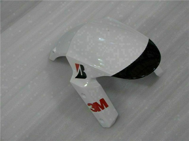 Negro Blanco 3M Touch4 Inyección Kits Carenado Kawasaki ZX6R 09-12
