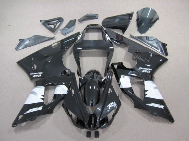 Negro Blanco Calcomanía Carenado Yamaha R1 98-99