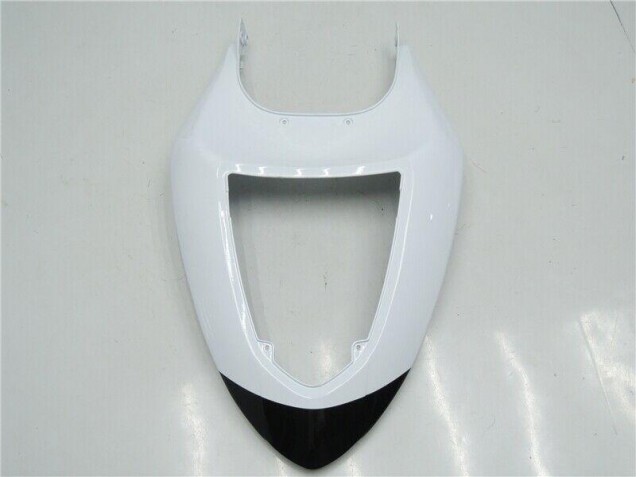 Negro Blanco Carenado & Plástico Kawasaki ZX6R 05-06