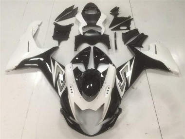 Negro Blanco Carenado & Plástico Suzuki GSXR 600 / 750 K11 11-21