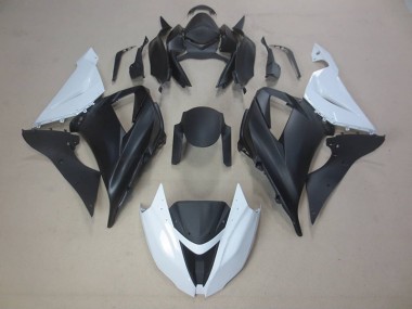 Negro Blanco Carrocería Kawasaki ZX6R 13-18