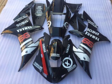 Negro Blanco Kits Carenado Yamaha R1 02-03