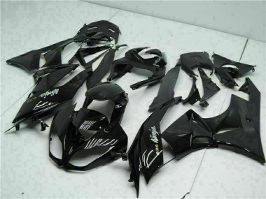Negro Blanco Ninja 636 Carenado Kawasaki ZX6R 09-12