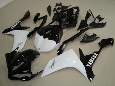 Negro Blanco Oro Carenado Yamaha R1 07-08
