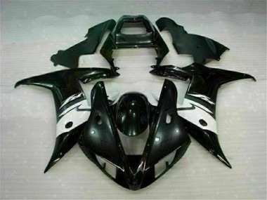 Negro Carenado & Plástico Yamaha R1 02-03