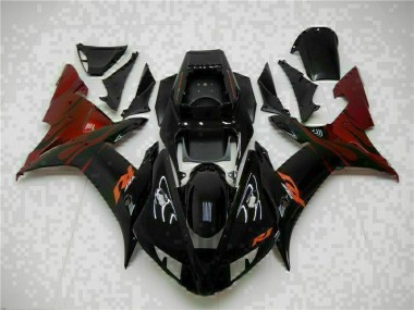 Negro Completo ABS Plástico Yamaha R1 02-03