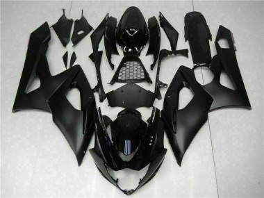 Negro Inyección Kits Carenado Suzuki GSXR 1000 K5 05-06