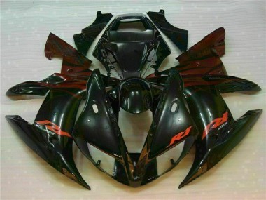 Negro Kit Carenado Yamaha R1 02-03