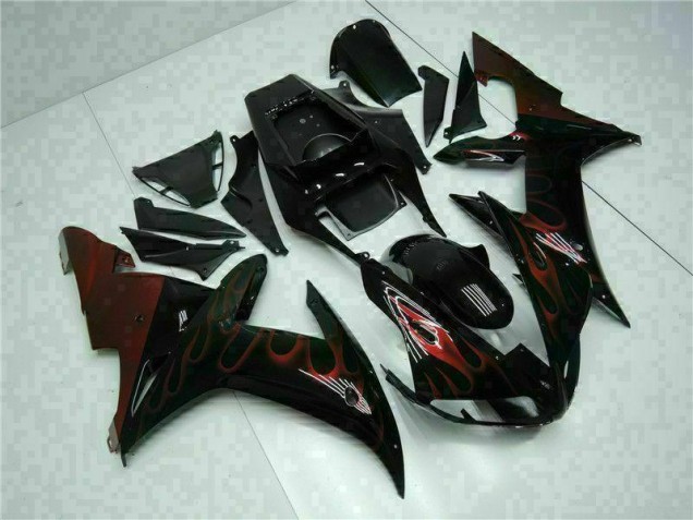Negro Kits Carenado Yamaha R1 02-03