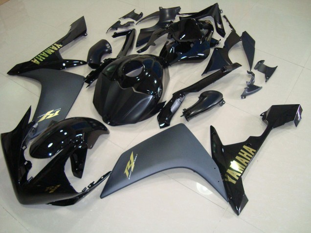 Negro Mate Oro Carenado Yamaha R1 07-08