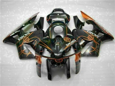 Negro Naranja BACARDI Carenado Honda CBR 600 RR 05-06