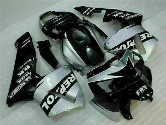 Negro Plata Repsol Carenado Honda CBR 600 RR 05-06