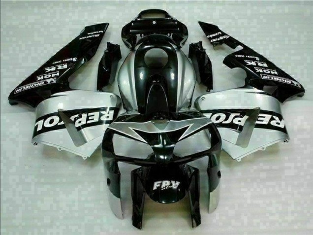 Negro Plata Repsol Carenado Honda CBR 600 RR 05-06