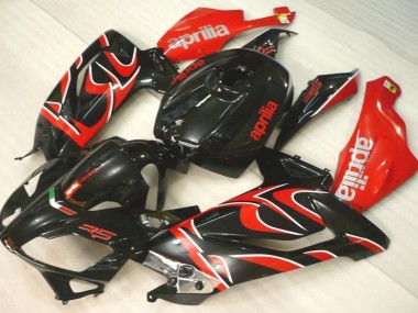 Negro Rojo Carenado Aprilia RS 125 06-11