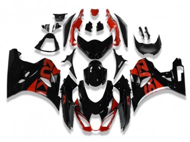 Negro Rojo Carrocería Suzuki GSXR 1000 17-23