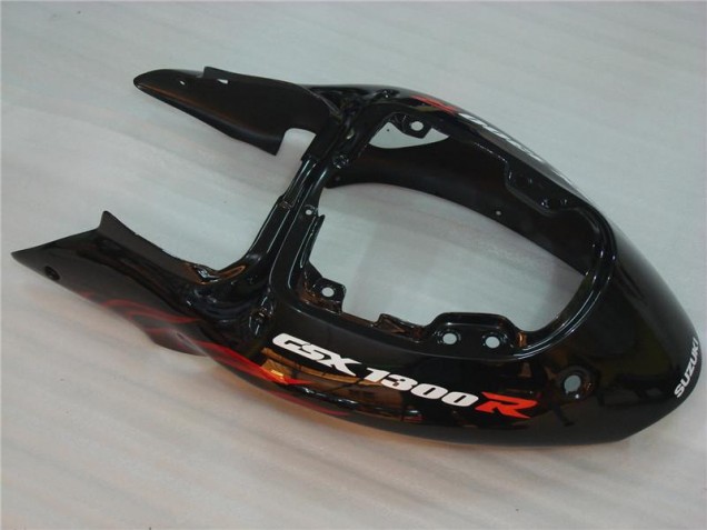 Negro Rojo Llama Carenado Suzuki GSXR 1300 Hayabusa 96-07