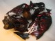 Negro Rojo Llama Carenado Suzuki GSXR 1300 Hayabusa 96-07