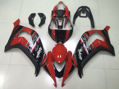 Negro Rojo Ninja Carenado Kawasaki ZX10R 16-19