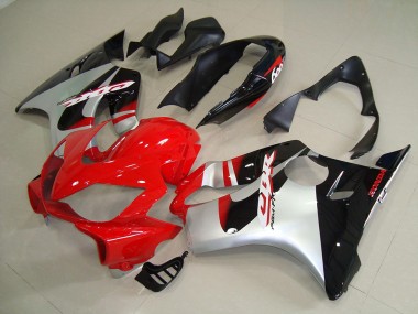 Negro Rojo Plata ABS Plástico Honda CBR 600 F4i 04-07