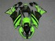 Negro Verde 3M Touch4 Carenado Kawasaki ZX6R 09-12
