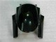 Negro Verde Carenado & Plástico Kawasaki ZX6R 09-12