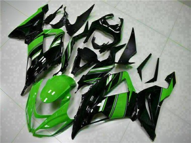 Negro Verde Kit Completo Carenado Kawasaki ZX6R 13-18