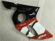 Rojo Blanco Carenado Yamaha R6 98-02