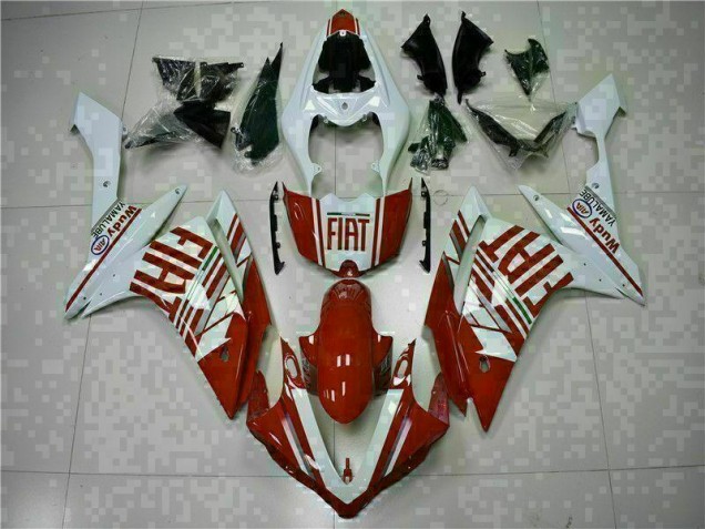 Rojo Blanco Carrocería Yamaha R1 07-08