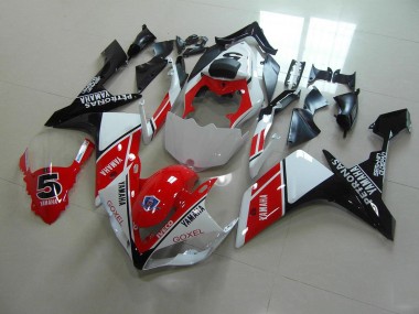 Rojo Blanco Pegatinas Carenado Yamaha R1 07-08