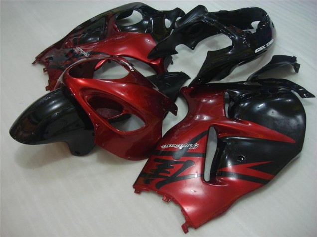 Rojo Negro ABS Carenado Suzuki GSXR 1300 Hayabusa 96-07