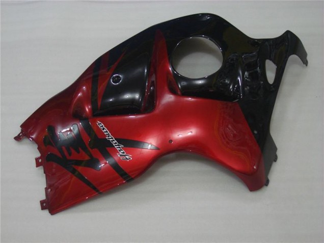 Rojo Negro ABS Carenado Suzuki GSXR 1300 Hayabusa 96-07