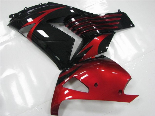 Rojo Negro Carenado Kawasaki ZX14R ZZR 1400 06-11