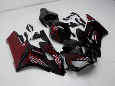 Rojo Negro Carenado & Plástico Honda CBR 1000 RR 04-05