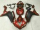 Rojo Negro Carenado Yamaha R1 07-08
