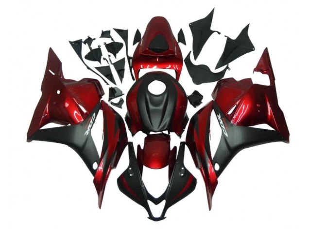Rojo Negro Kit ABS Carenado Honda CBR 600 RR 09-12