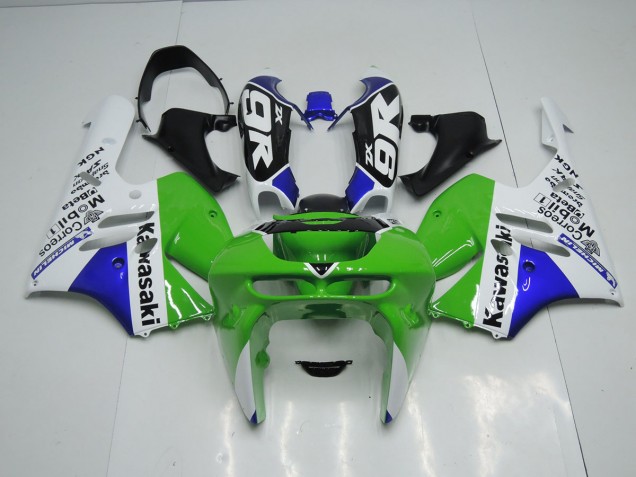 Verde Blanco Carenado Kawasaki ZX9R 94-97