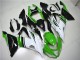 Verde Blanco Negro Carenado Kawasaki ZX6R 13-18