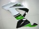 Verde Blanco Negro Carenado Kawasaki ZX6R 13-18