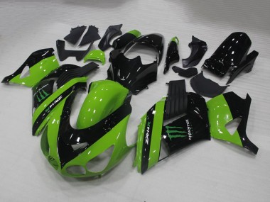 Verde Monster Carenado Kawasaki ZX14R ZZR 1400 06-11