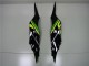 Verde Negro Kits Carenado Kawasaki ZX6R 13-18